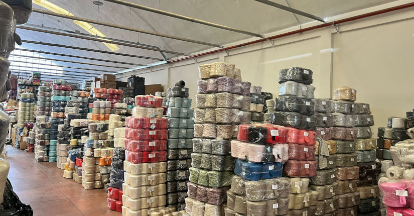 Склад пряжи ItalianWoolStock в Тоскане